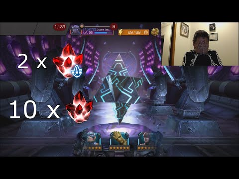 Worst 6 Star Crystal Opening! 2 x 5 Star Nexus 10 x 5 Star Crystals - Marvel Contest of Champions
