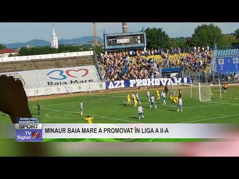 stire 05  sport  MINAUR BAIA MARE A PROMOVAT ÎN LIGA A II A