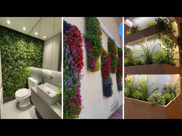 Vídeo relacionado con iubihome - Decoracion Pared para el Hogar Forma de Rostro, Adornos de Pared para Salon Moderno con Plantas Artificiales Decorativas Colgantes