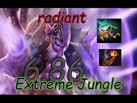 Dota 2 6.86 Jungle Radiant - Dark Seer Soul Ring and Mekansm! 8:01 min