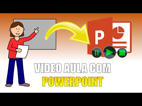 Como fazer VÍDEO AULA COM POWERPOINT e Gravador de Tela