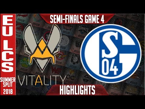 VIT vs S04 Highlights ALL GAMES | EU LCS Playoffs Semi-finals Summer 2018 | Vitality v FC Schalke 04