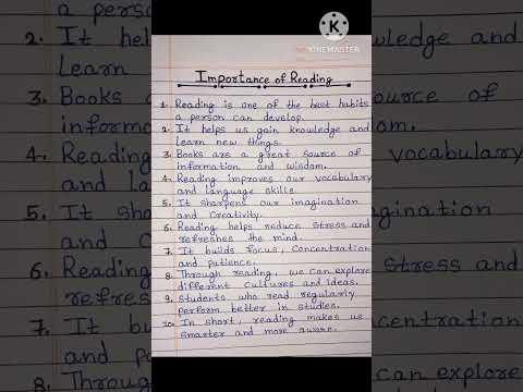 Importance of Reading – 10 Lines Essay in English | Benefits of Reading Books