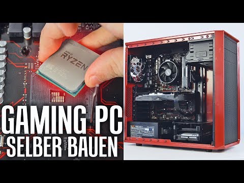 GAMING PC selber bauen Zusammenbauen Anleitung! Intel + AMD 2017