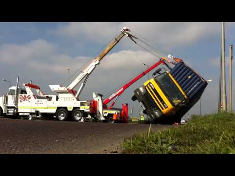 Rollover Artic Recovery - D&G Cars LTD