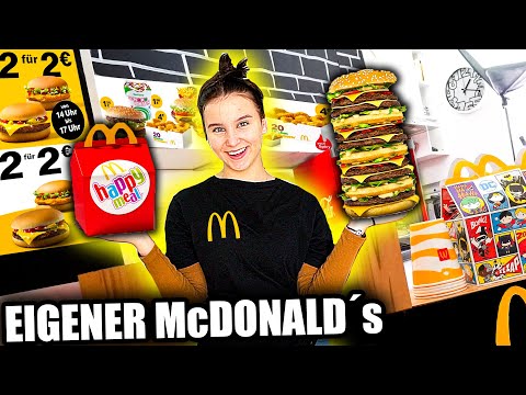 Mein EIGENER McDonalds zuhause !🍔🍟(sehr schwierige Kunden ) - Celina
