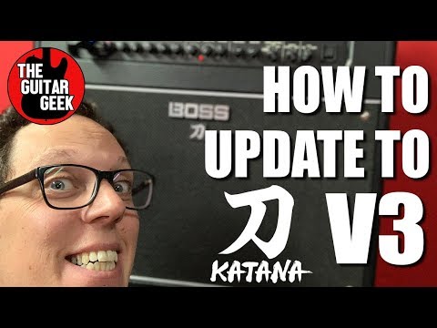 How to update your Boss Katana to Firmware Version 3