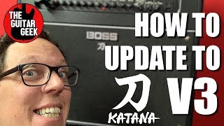 How to update your Boss Katana to Firmware Version 3