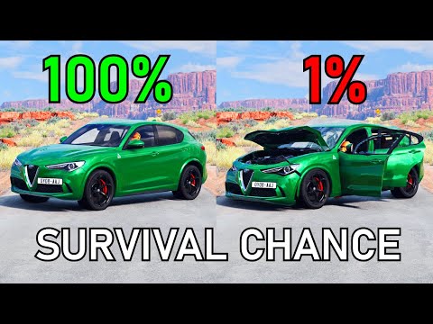 Best of Realistic Survival Chance Crashes #11 | BeamNG.drive