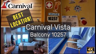 ⭐️BEST LOCATION!⭐️ Carnival Vista Balcony Room 10257 Tour 🛳️