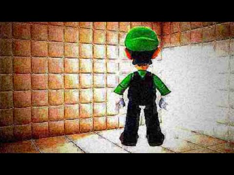 Luigi goes insane and is put in a mental asylum