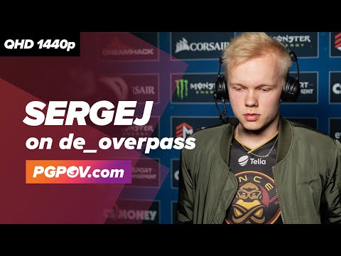[CSGO POV] sergej (ENCE) vs ViCi / 20-8 / de_overpass // Player Settings in desc.