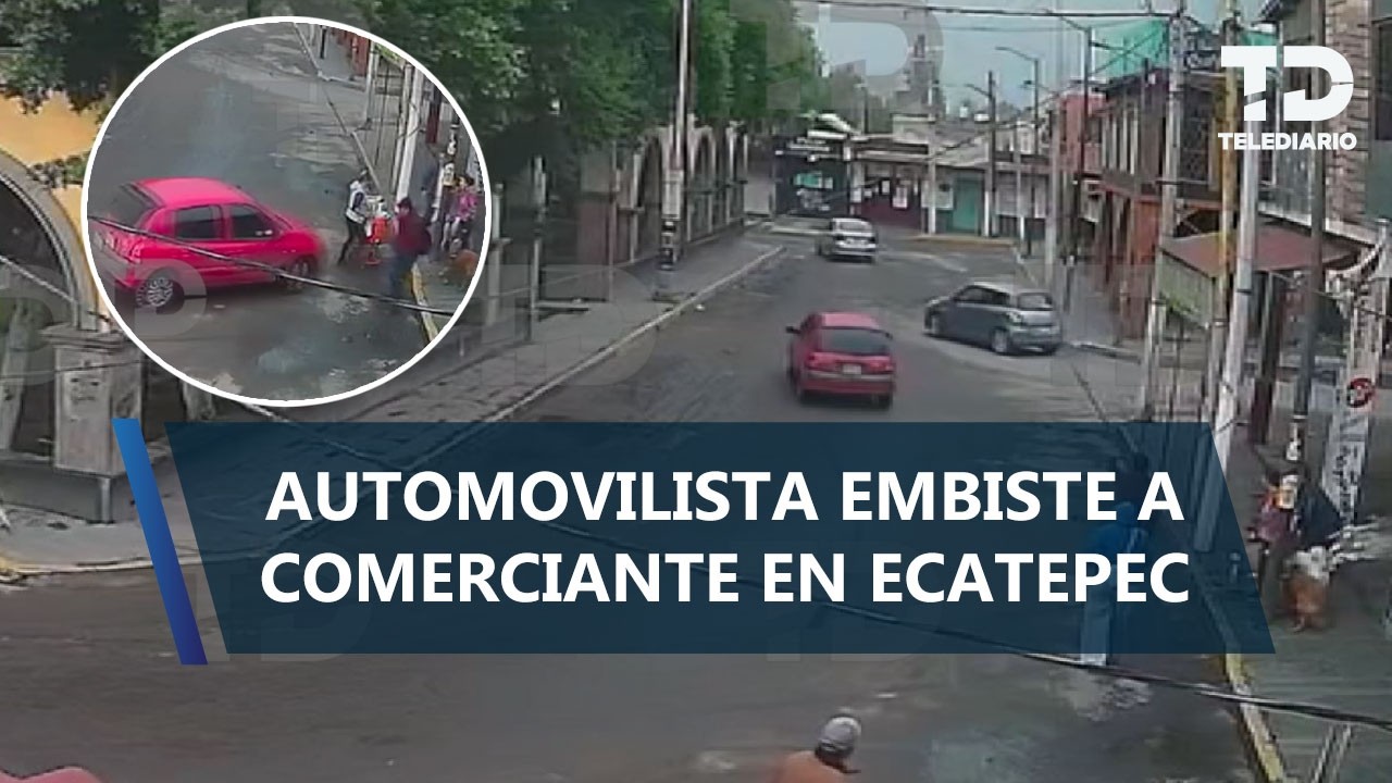 Automovilista embiste a vendedora de café en calles de Ecatepec