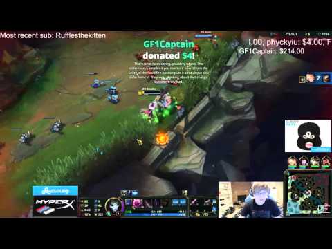 Sneaky and Rush - Jhin and Lux Bot Lane Plays - League of Legends