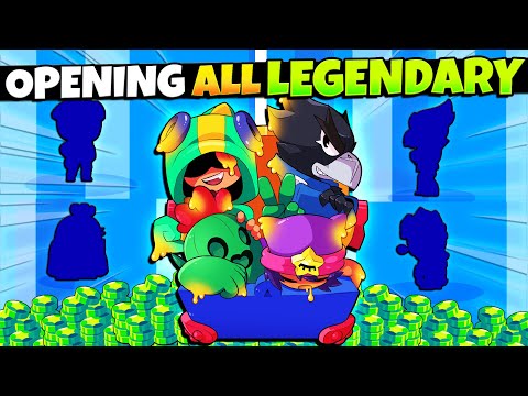 I Opened EVERY Legendary Brawler AT ONCE! It Cost $??? 😳($1000+ Mega Box Opening)