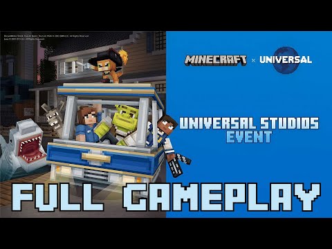 FREE Universal Studios Event - Minecraft Full Gameplay