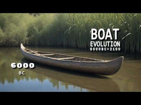 The evolution of BOATS from 10000 BC to 2100 (4K video)