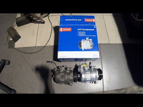 How To Replace a A/C Compressor BMW 650Ci E63 4.8l 2003~2010 N62TU B48 6HP26A1