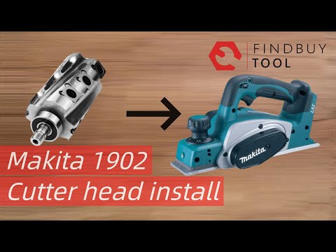 How to install a spiral cutter head on Makita Planer 1902