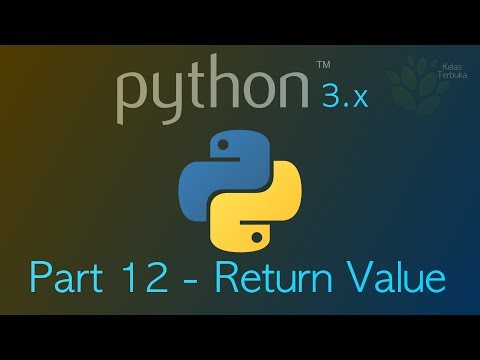 Belajar Python 12 Return Value