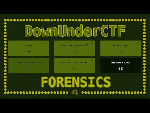 Forensics Challenge Walkthroughs - DownUnderCTF (DUCTF) 2021