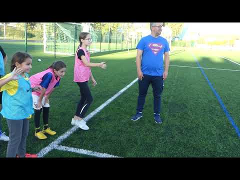 USVA ici nos U13 Féminines à l'entraînement le 11/09/19