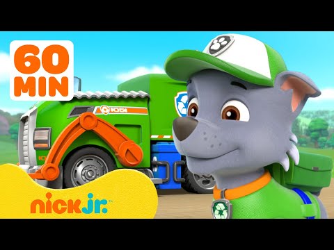 PAW Patrol Coolest Vehicles Rescues & Adventures! #2 w/ Rocky 🚛 1 Hour Compilation | Nick Jr.