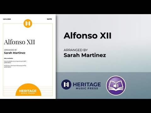 Alfonso XII (SATB) | Sarah Martinez