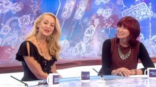 Jerry Hall interview on Loose Women (Strictly Come Dancing) 11th October 2012