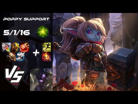 SUPPORT Poppy vs Alistar - EU Challenger Patch 25.S2.6