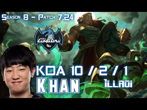 LZ Khan ILLAOI vs TALON Top - Patch 7.24 KR Ranked