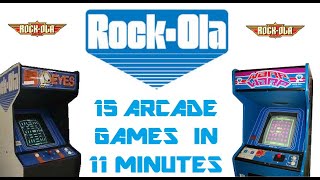 15 Rock-Ola Arcade Games In 11 Minutes