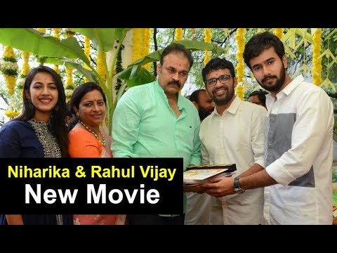 Niharika and Rahul New Movie Opening Event