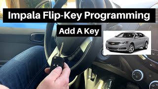 How To Program A Chevy Impala Flip Key Remote Fob 2014 - 2016 DIY Chevrolet Add Flip-Key Tutorial