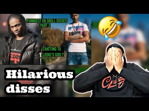 AMERICAN REACTS 🇬🇧 FUNNIEST UK DRILL DISSES PT.2 | REACTION | @THEEDOPEGUY