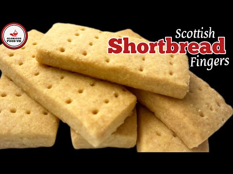 ONLY 3 INGREDIENT SHORTBREAD FINGERS | SHORTBREAD RECIPE | EASY RECIPE @gloriousfooduk3696