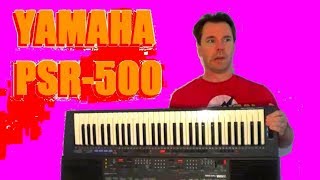 Video thumbnail for Yamaha PSR-500: Demo and review by Gearfacts