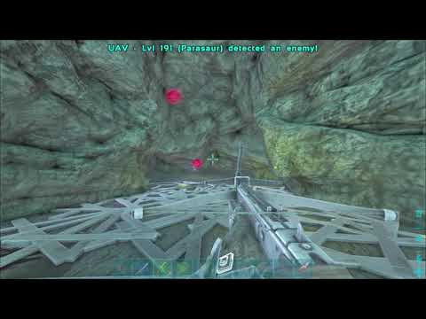 shooting through mesh into cave