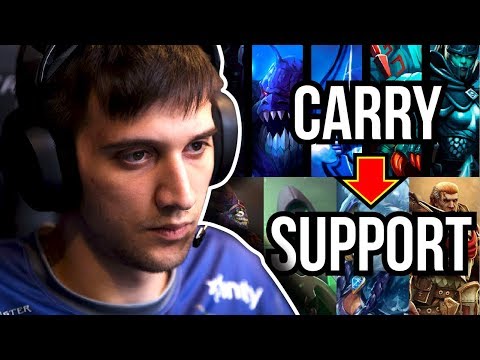 ARTEEZY NEW ROLE? - Arteezy Winter Wyvern Practicing Support for New EG 7.07 | Dota 2