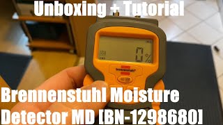 Brennenstuhl Moisture Detector MD [BN-1298680] unboxing and instructions