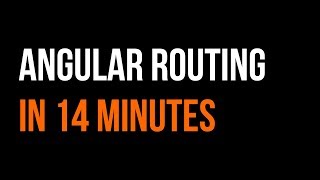 Angular Routing in 14 Minutes | Intermediate Angular with ngRoute | Quick Code