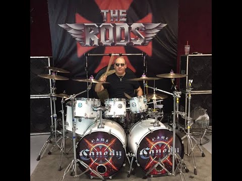 DRUM SOLO CARL CANEDY THE RODS DRUM SOLO EL PASO ARENA 1982