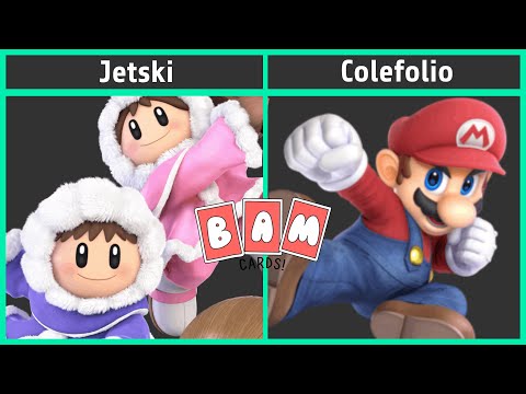 Smash @ BAM Cards 12 - Jetski (Ice Climbers) vs. Colefolio (Mario) - SSBU Tournament