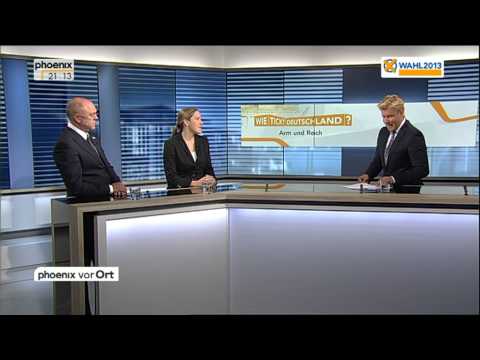 Phoenix-Wahltour: Wie tickt Deutschland? Arm und reich am 28.08.2013