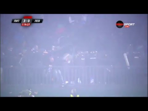 Levski Sofia hooligans vs ACAB 08 12 2015