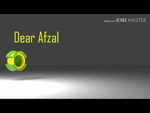 Happy birthday dear Afzal