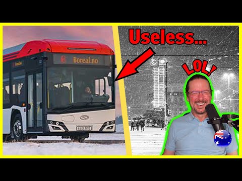 USELESS: Electric buses CAN'T COPE with the COLD | MGUY Australia