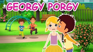 Georgie Porgie Nursery Rhyme || Popular Nursery Rhymes With Max And Louie