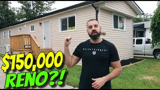 $150,000 Luxury Mobile Home Renovation | Flipping Mobile Homes in Canada