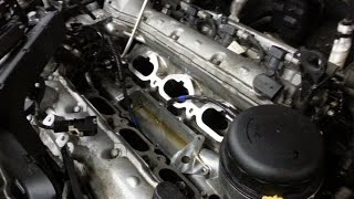 Oil Cooler Leak & Knock Sensor Location - 2007 Hyundai Azera 3.8